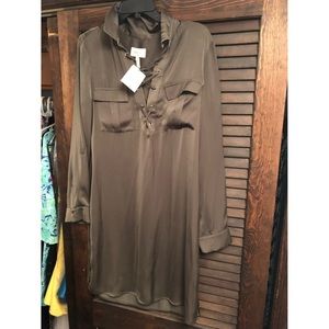 Silky feeling Longsleeve dress